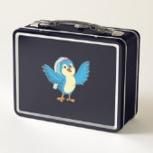 Bird as Bridge with Veil Metall Brotdose (Rückseite)