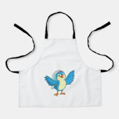 Bird as Bridge with Veil Schürze (Vorderseite)