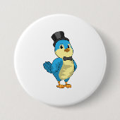 Bird as Groom with Ribbon Button (Vorderseite)