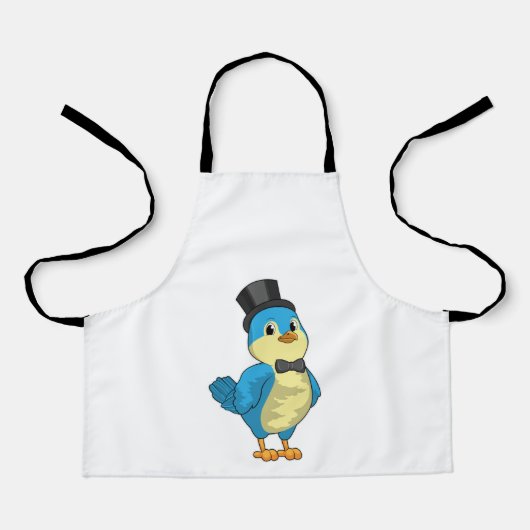 Bird as Groom with Ribbon Schürze (Vorderseite)