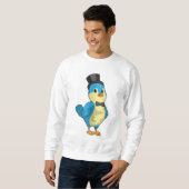 Bird as Groom with Ribbon Sweatshirt (Vorne ganz)