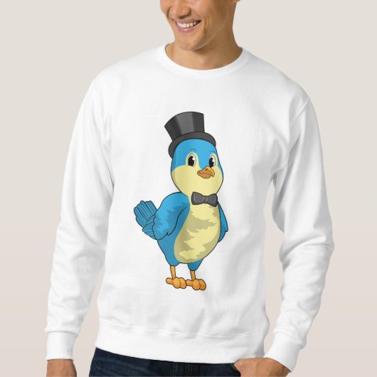 Bird as Groom with Ribbon Sweatshirt (Vorderseite)