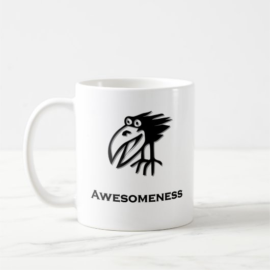 Bird Awesomness Kaffeetasse (Links)
