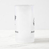 Bird Awesomness Mattglas Bierglas (Mittel)