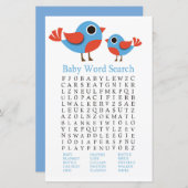 Bird Baby Shooter Word Search Game (Vorne/Hinten)