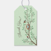 Bird Baby Shower Spring Geschenkanhänger (Vorderseite)