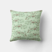 Bird Baby Shower Spring Kissen (Rückseite)