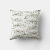 Bird Baby Shower Spring Kissen (Rückseite)