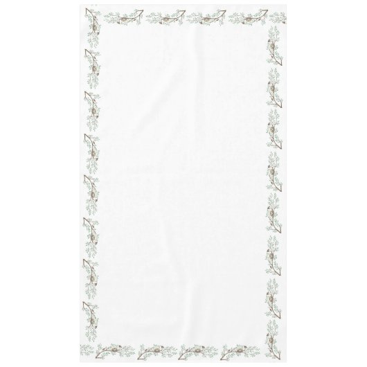 Bird Baby Shower Spring Tischdecke (Vorderseite)