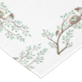 Bird Baby Shower Spring Tischdecke (Schrägansicht)