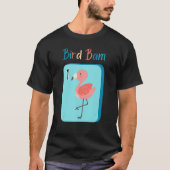 Bird Bam Mahjong Fun Flamingo für Mah Jongg Playe T-Shirt (Vorderseite)