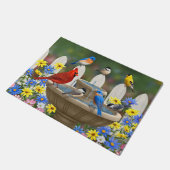 Bird Bath Fußmatte (Schrägansicht)