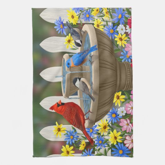 Bird Bath Geschirrtuch (Vertikal)