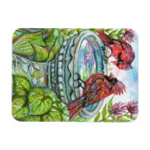 Bird Bath Magnet (Horizontal)