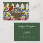 Bird Bath Visitenkarte (Vorne/Hinten)