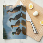 Bird Best Mama Ever Personalisiert Kitchtuch Geschirrtuch (Viertel Falte)