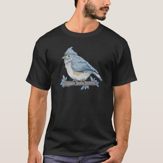 Bird Bird Watching Bird Watcher Birder Blue Jay Fl T-Shirt (Vorderseite)