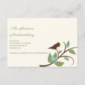 Bird Birthday Afternoon Of Birdwatching Begleitkarte (Vorderseite)