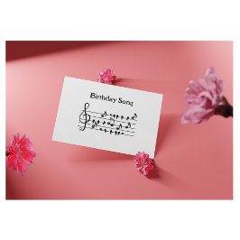 Bird Birthday Song, anpassbar Postkarte