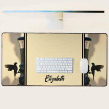 Bird Black Silhouette Golden Yellow Anpassbar