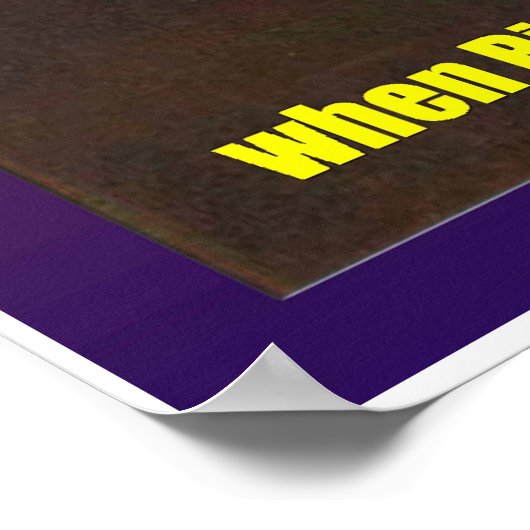 Bird Blew Poster (Ecke)