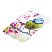 Bird & Bloom Monogram Magnet (Linke Seite)