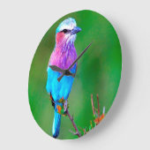 Bird blue_iphone große wanduhr (Winkel)