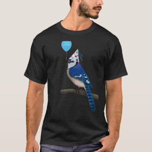 Bird Blue Jay Vogelbeobachter Animal Funny Birthda T-Shirt