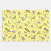 Bird Botanical Geschenkpapier Set (Vorderseite 2)