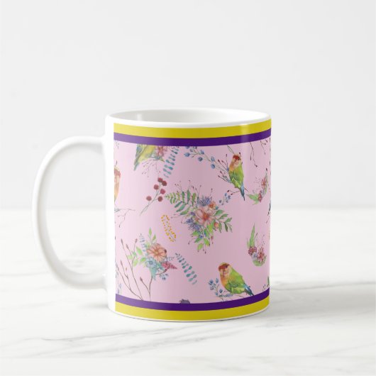 Bird Botanical Kaffeetasse (Links)
