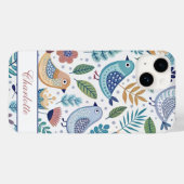Bird Botanical Perzonalized Case-Mate iPhone Hülle (Rückseite (Horizontal))