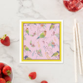 Bird Botanical Serviette (Beispiel)