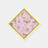Bird Botanical Serviette (Ecke)