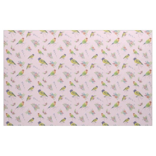 Bird Botanical Stoff (Fat Quarter (45,7 x 55,9 cm))
