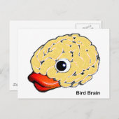 Bird Brain Postkarte (Vorne/Hinten)