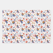 Bird, Bugs & Magenta Geschenkwrap Geschenkpapier Set (Vorderseite)