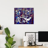 Bird & Butterfly 1 Poster (Heimbüro)