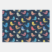 Bird, Butterfly & Dragonfly Muster Sweet Gift Set Geschenkpapier Set (Vorderseite)