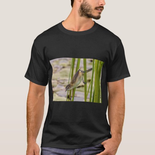 Bird by Reeds Lake Water T-Shirt (Vorderseite)
