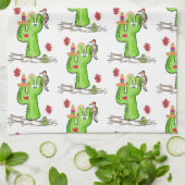Bird Cactus Kitchen Handtuch (Gefaltet)