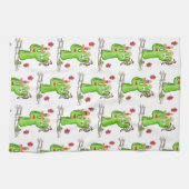 Bird Cactus Kitchen Handtuch (Horizontal)