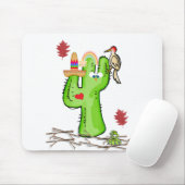 Bird Cactus Mouse Pad! Mousepad (Mit Mouse)