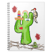 Bird Cactus Notebook Notizblock (Vorderseite)