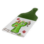 Bird Cactus Schneidebrett (Ecke)