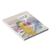 Bird Cafeteria Funny Notizblock (angewinkelt)