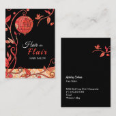 Bird Cage Love Birds Haare Salon Visitenkarte (Vorne/Hinten)