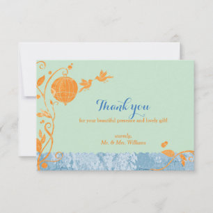Bird Cage Love Birds Mint Green Wedding Danke