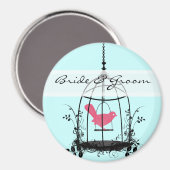 Bird Cage Wedding Stickers oder Anpassen Magnet (Vorderseite/Rückseite)