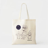 Bird Call Sketch Tote Bag Tragetasche (Vorne)