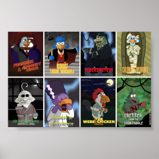 Bird Call x Klassische Monster - Komplett-Set Poster